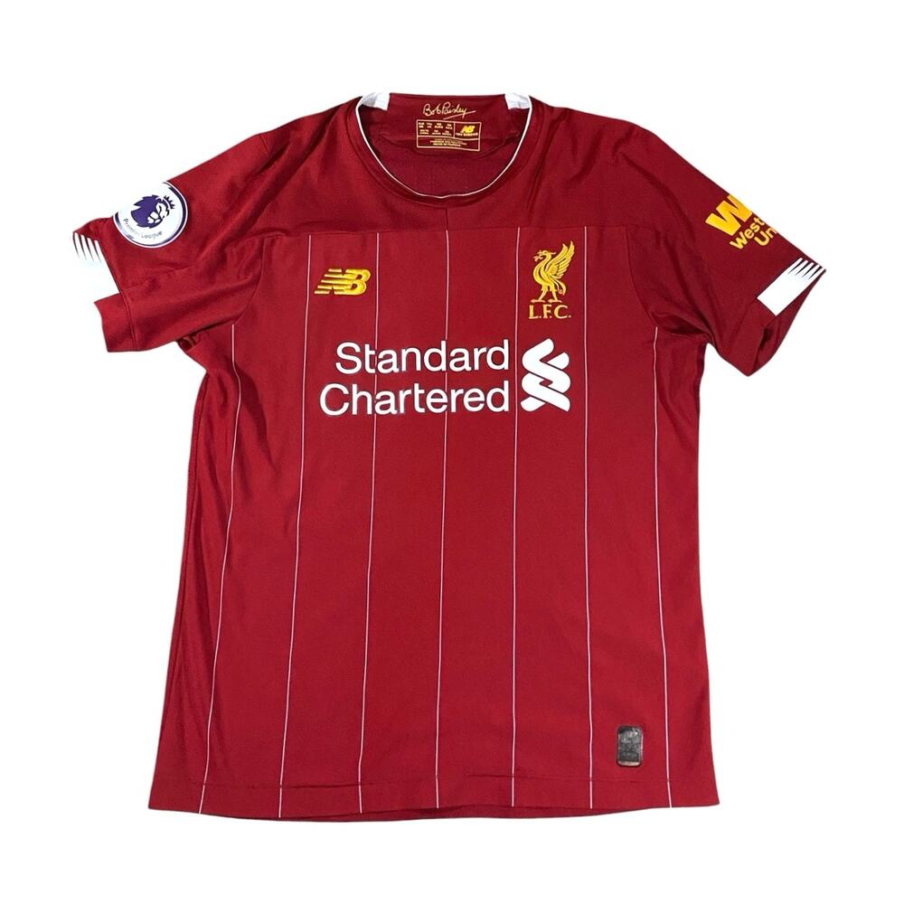 New Balance Liverpool FC 2019/20 Premiere League Firmino 9 Soccer Jersey - YXL